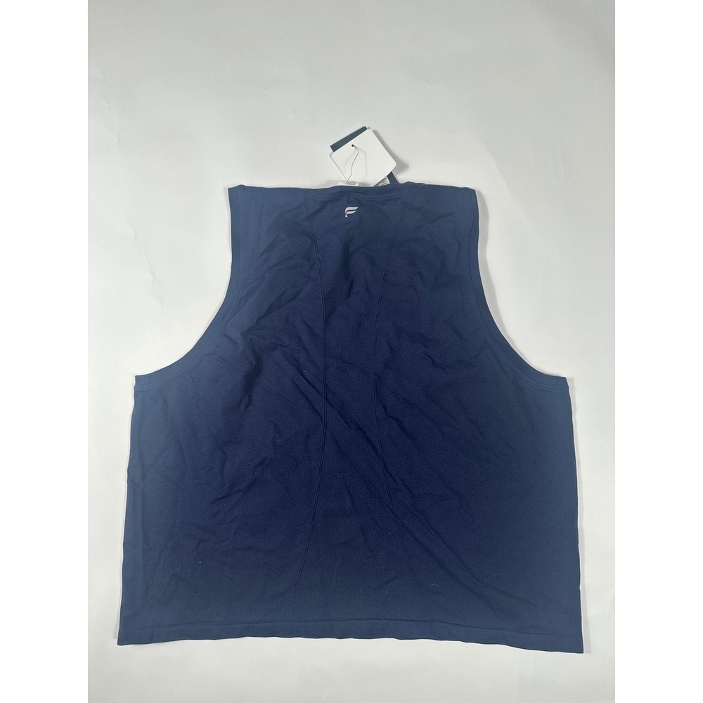 Fabletics Feather Tech+ Muscle Tank Deep Navy Blue Workout Top Size S MSRP $45 - Picture 4 of 5